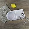 soup and sandwich plates