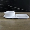 soup and sandwich plates